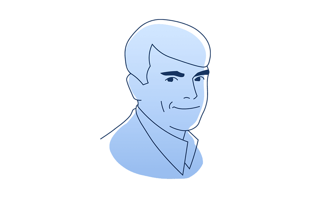Dean Koontz bust