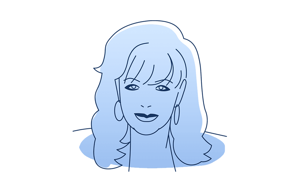 Jackie Collins bust