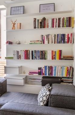 organise your books in alphabetical order