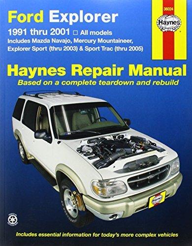 [Ford Explorer, Mazda Navajo, Mercury Mountaineer (91 - 01) (Haynes Automotive Repair Manuals)] [By: Haynes Publishing] [January, 2006]