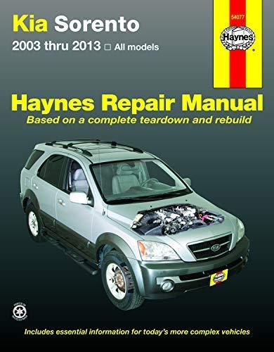 Kia Sorento 2003-2013 Repair Manual (Haynes Automotive Repair Manuals) by Haynes (2014-04-02)