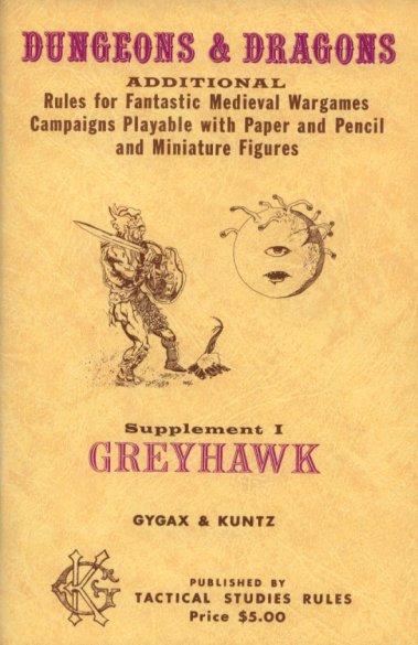 Dungeons & Dragons Supplement #1 - Greyhawk