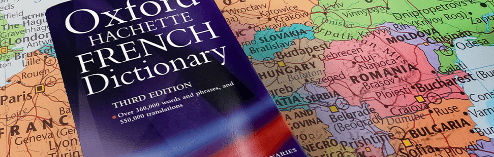 Banner image of Oxford French to English dictionary on a map of Europe.png