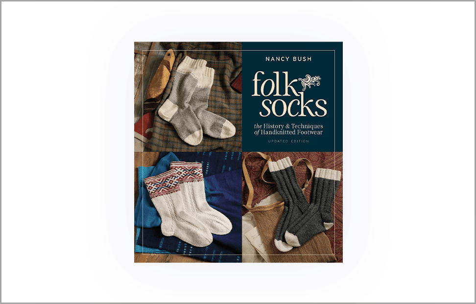 Folk Socks by Nancy Bush book cover.png