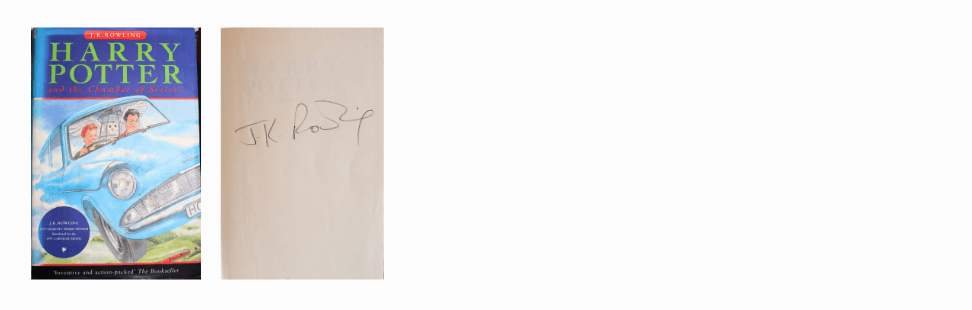 Harry Potter and the Chamber of Secrets signed by J.K. Rowling.png