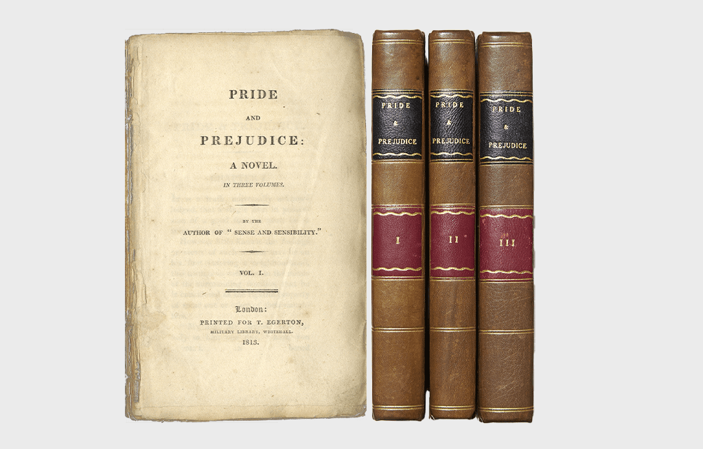 Pride and Prejudice First Edition book cover.png