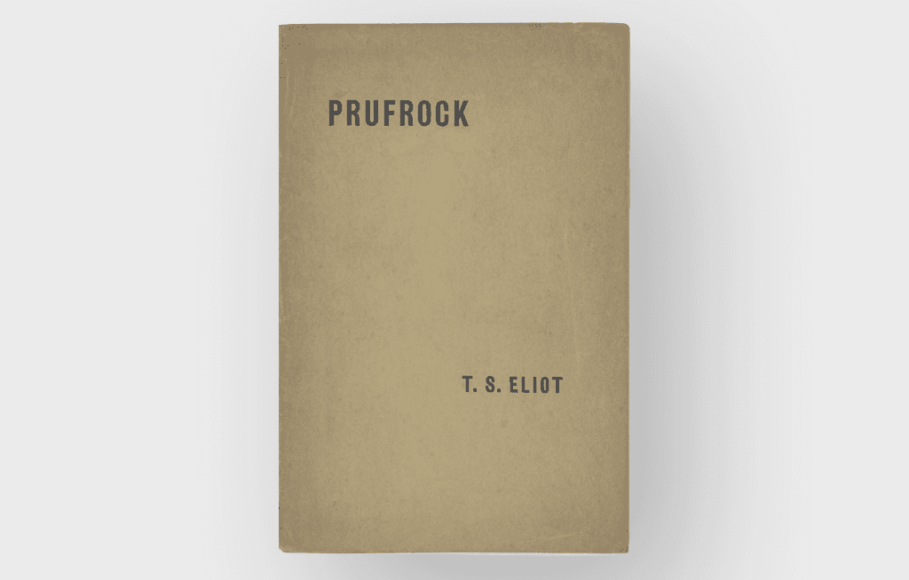 Prufrock and Other Observations First Edition book cover.png