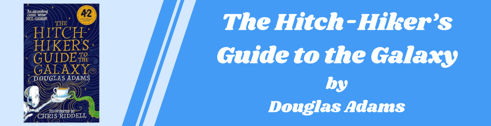 The Hitch-Hiker's Guide to the Galaxy by Douglas Adams book cover.png