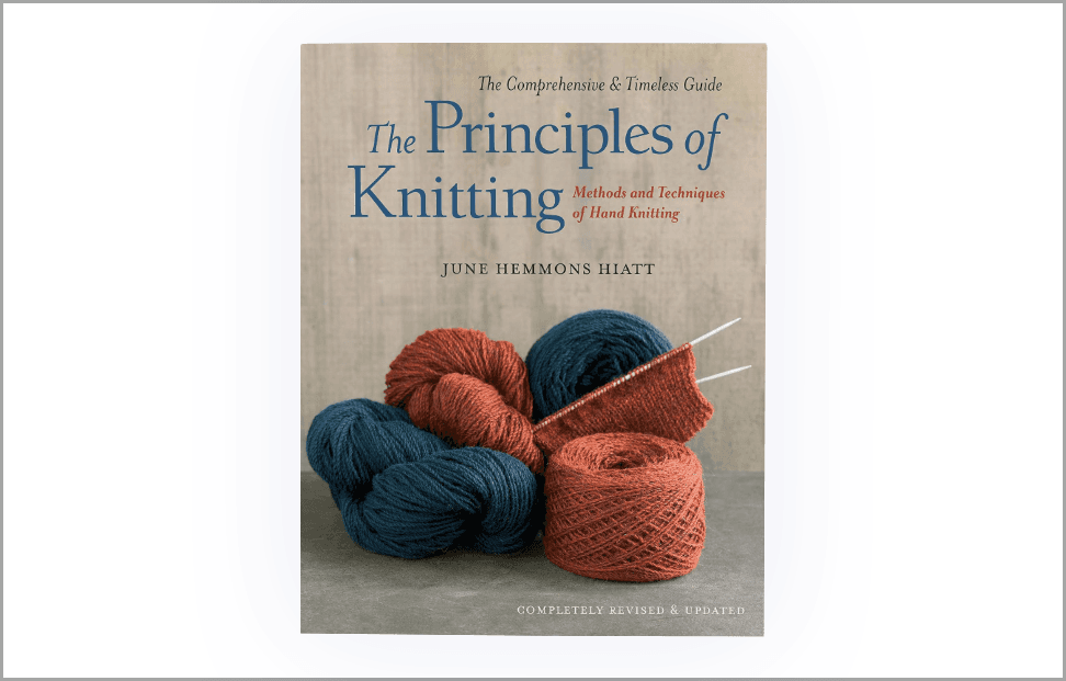 The Principles of Knitting by June Hemmons Hiatt book cover.png