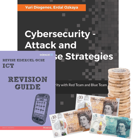Cover of Cybersecurity Attack and Defence Strategies revision guide for Edexcel GCSE ICT, ready to sell to WeBuyBooks