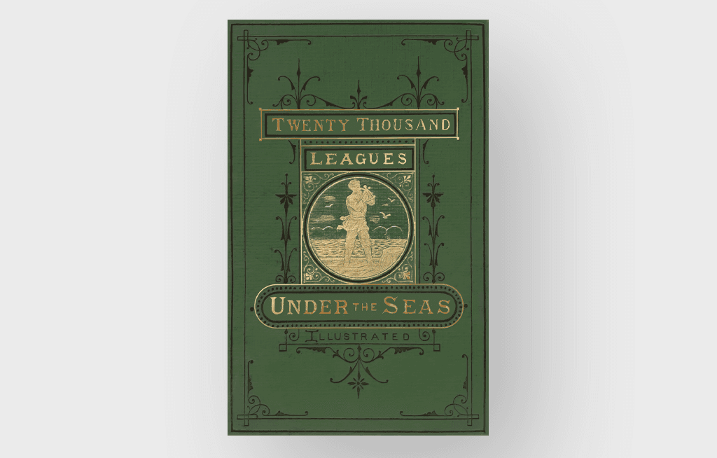 Twenty Thousand Leagues Under the Sea First Edition book cover.png