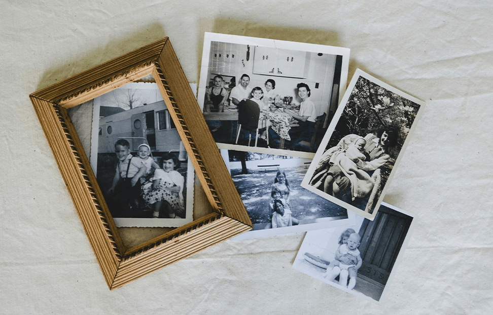 pile of old photos - Swedish Death Cleaning (Döstädning).png