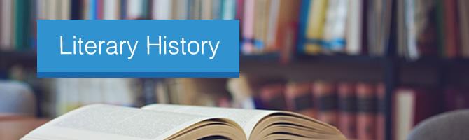 Literary history - open paper back book
