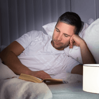 reading in bed