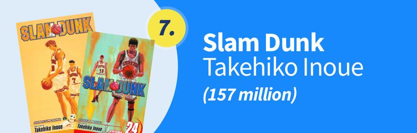 Slam Dunk – Takehiko Inoue (157 million)