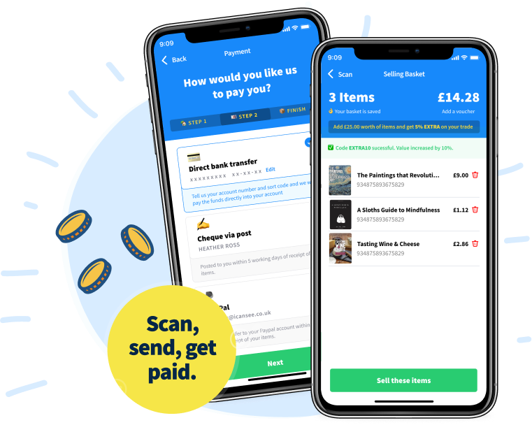 Scan, save, get paid